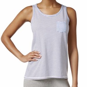 Nautica Sail Away Knit Lounge Tank Top Striped NEW